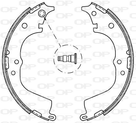 OPEN PARTS Jarrukenkäsarja BSA2063.00